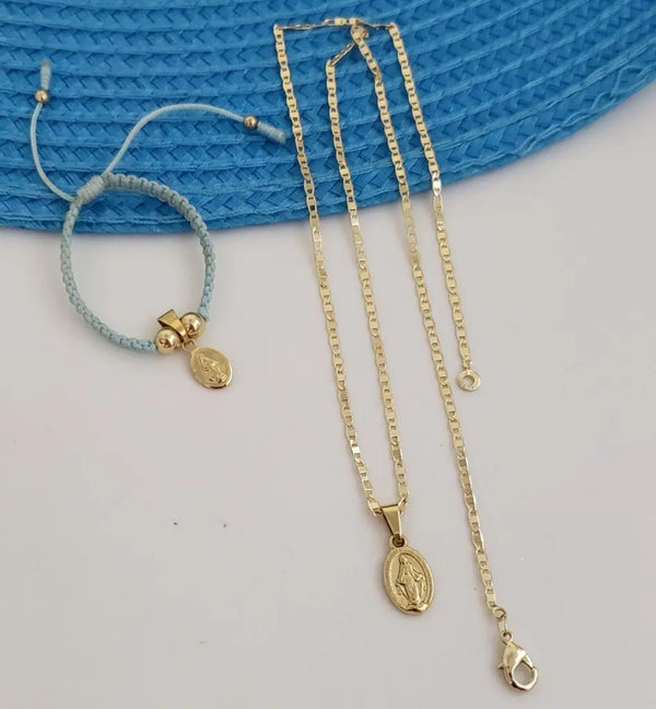 Conjunto De La Virgen Milagrosa Para Niños