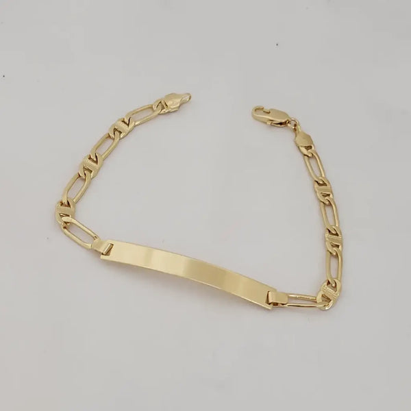 Esclava De Caballero De Tejido Cartier De 4mm Con Placa + Envío Gratis