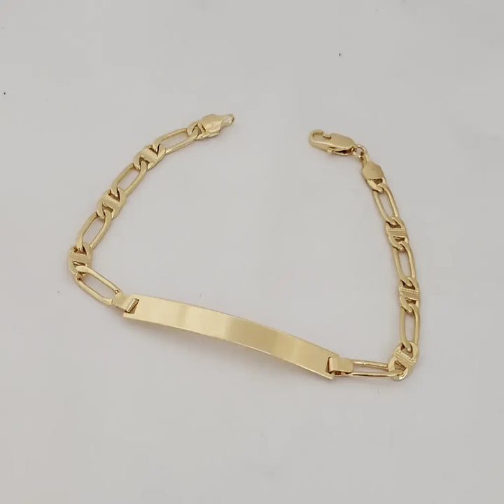 Esclava De Caballero De Tejido Cartier De 4mm Con Placa + Envío Gratis