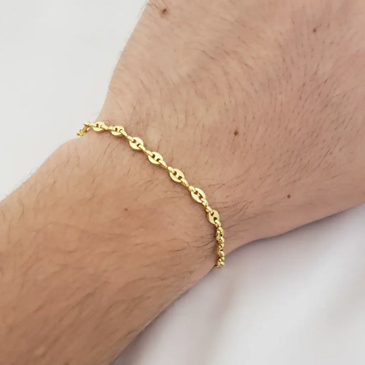 Esclava De Caballero De Tejido Gucci De 20cm-3mm De Grosor + Envío Gratis